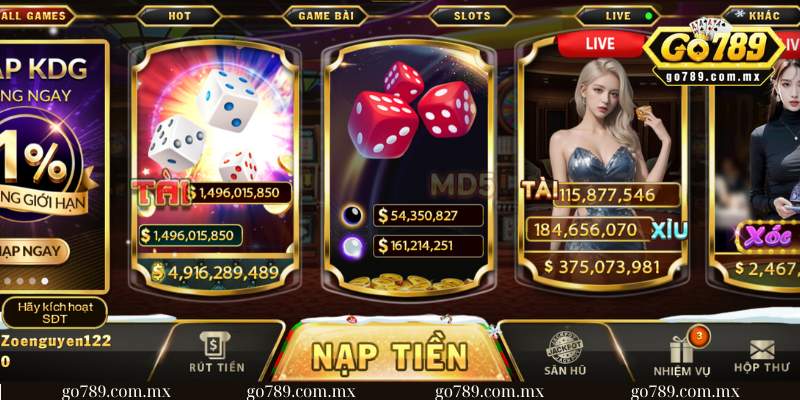 Thiên đường game bài chất lượng GO789