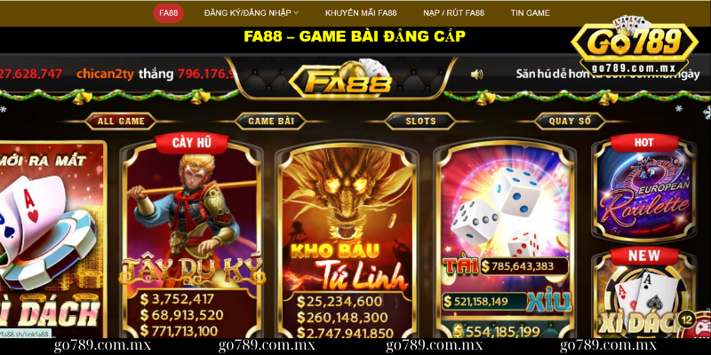 Game FA88 - Review chi tiết cổng game đổi thưởng đẳng cấp 3 Đánh giá ưu điểm của cổng game FA88 khiến anh em yêu thích
