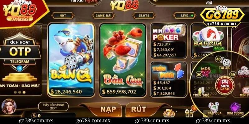 Review tận hưởng không gian giải trí game Yo88